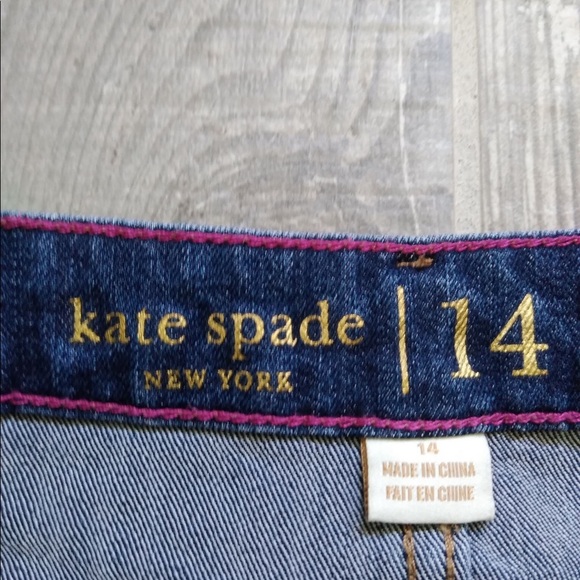 Kate spade button down Denim skirt - Picture 5 of 6